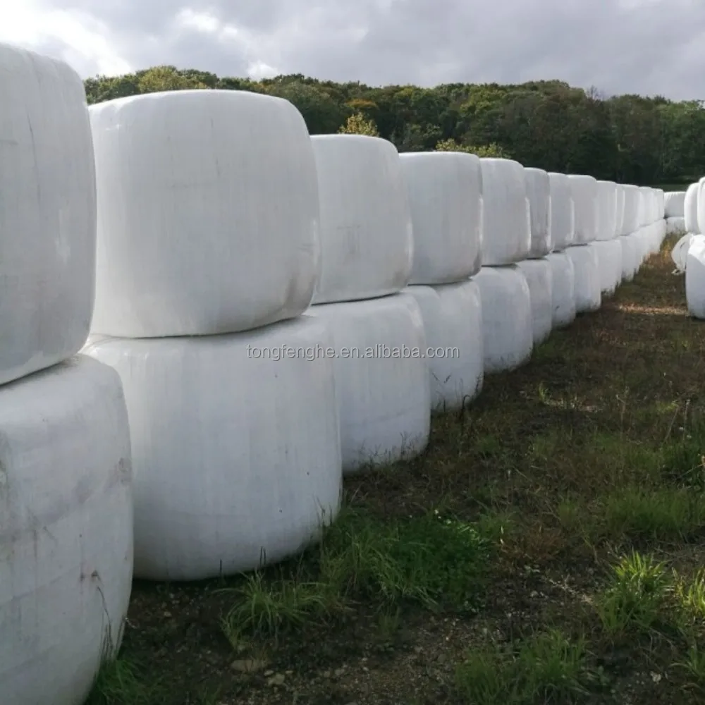Australia Popular White/Green Color Biodegradable Silage Bale Wrap Film