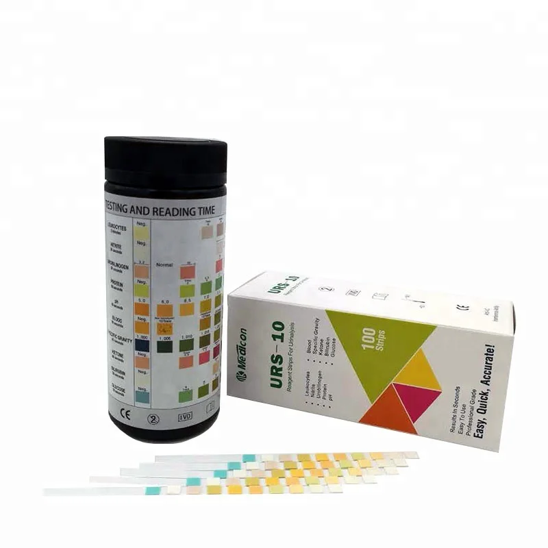OEM offer  urine test strips 10 parameters for urinalysis with factory price  urine test strips 10 parameters for urinalysis
