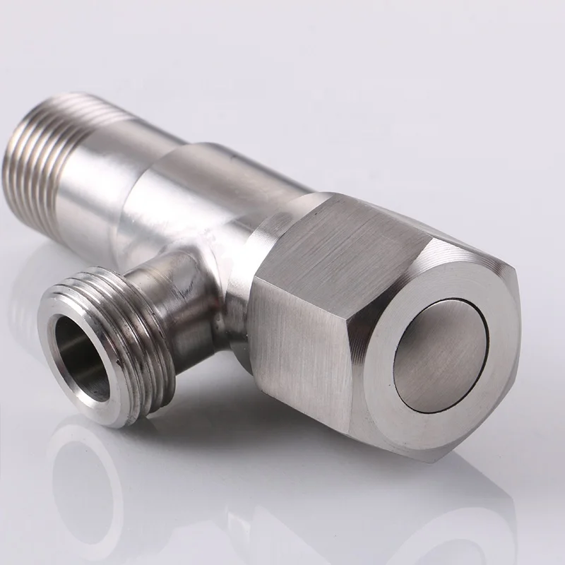 
green 304 stainless steel mixer angle valve Water switch 