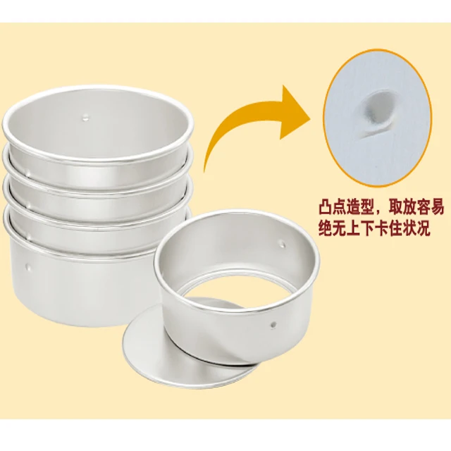 
Deep Round Embossed cake pan With Anodized Coating 