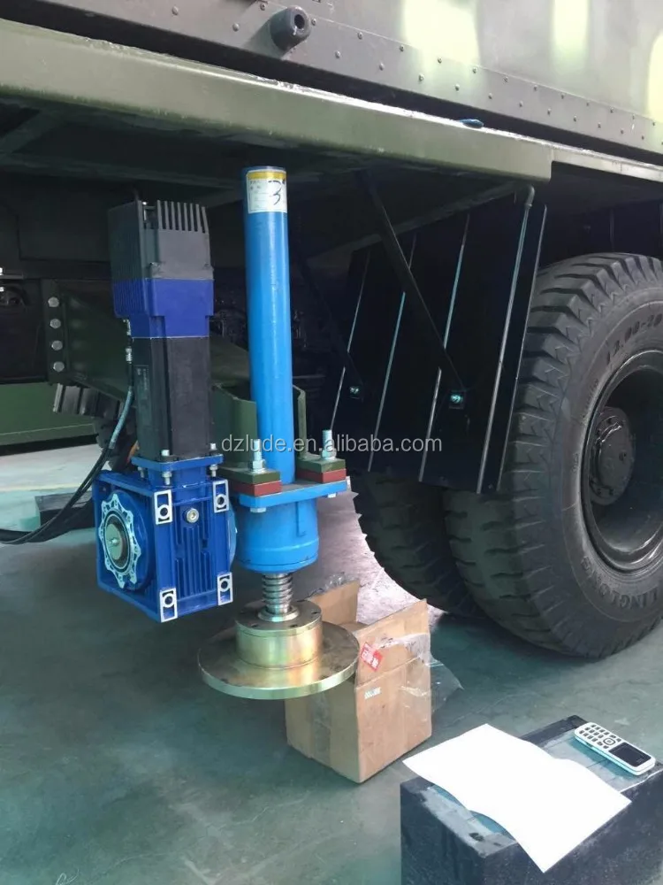 Electric machine worm gear screw jack lift 20 ton