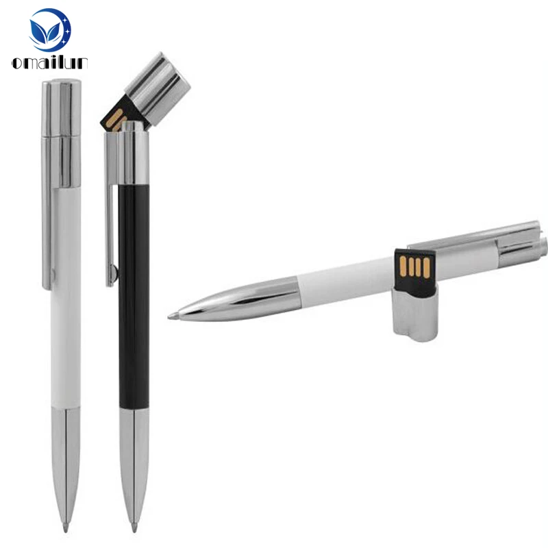 2 in 1 promotional logo print usb ball pen with usb flash drive 4gb 8gb 16gb