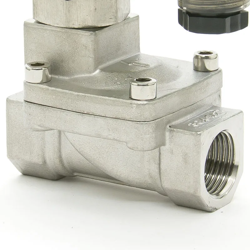 HOYAN SPX-15 1/2 дюйма водяной электромагнитный клапан из нержавеющей стали Pilot NC 24 в 36 В 220 В