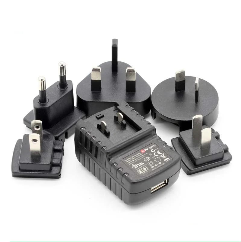 International multiple USB wall adapter with fused switching ac to dc 4.2v 200ma power supply