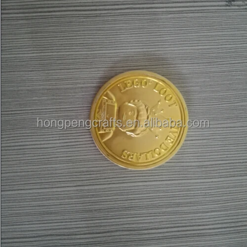 Профессиональная Изготовленная на заказ пластиковая дешевая антикварная поддельная Золотая монета