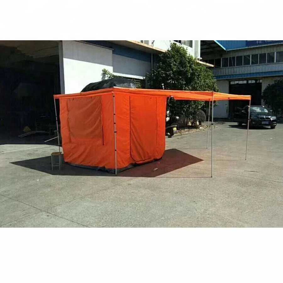 Wholesale Canton Fair Roof Top Tent Camper Trailer Cotton Canvas Foxwing Awning