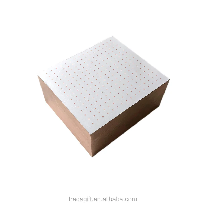
wholesale customized gold and silver hot stamping paper 3d memo block 