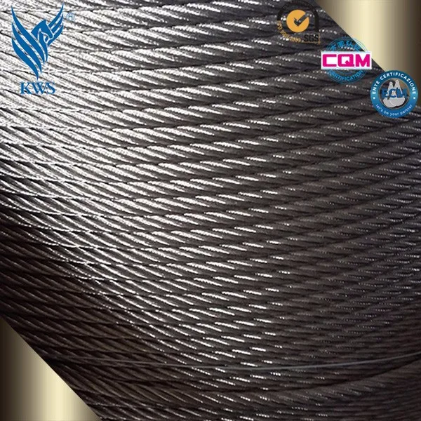 201 304 316L 2205 2507 310S plastic coated stainless steel wire rope