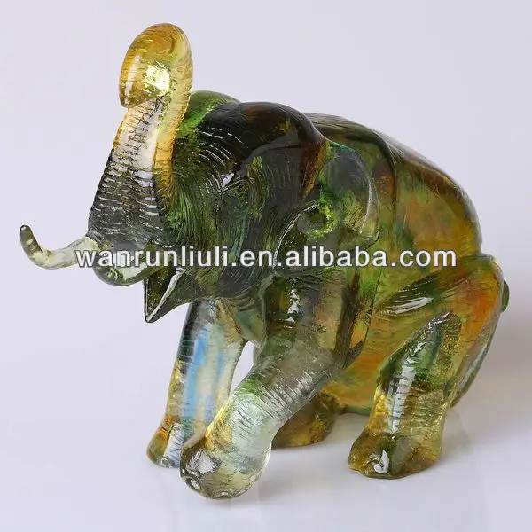 Hotselling elephant as crystal gemstone crafts