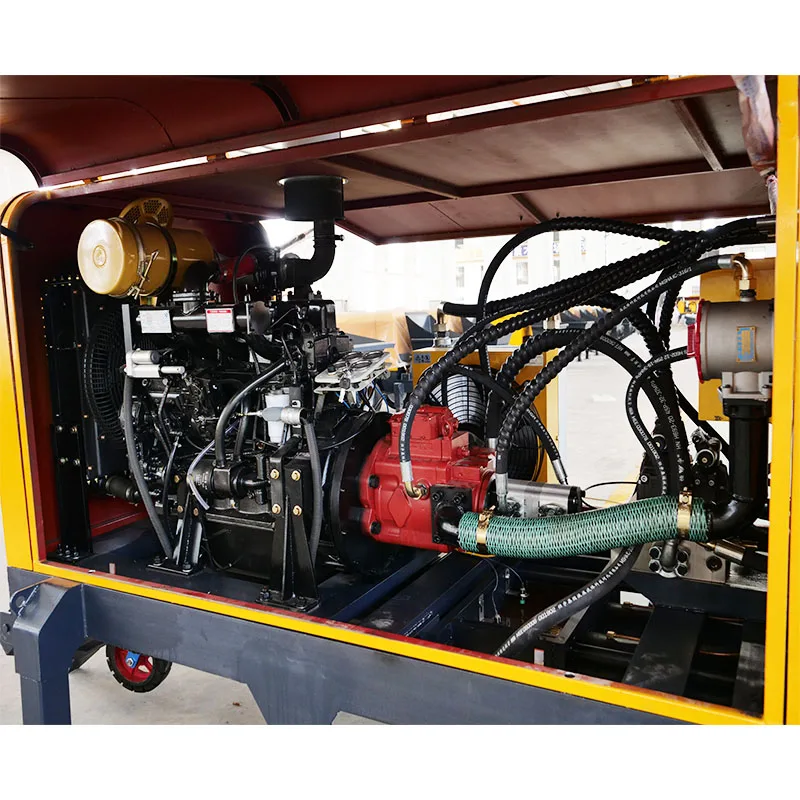 40m3/h Diesel hydraulic trailer concrete transportation pump for sale