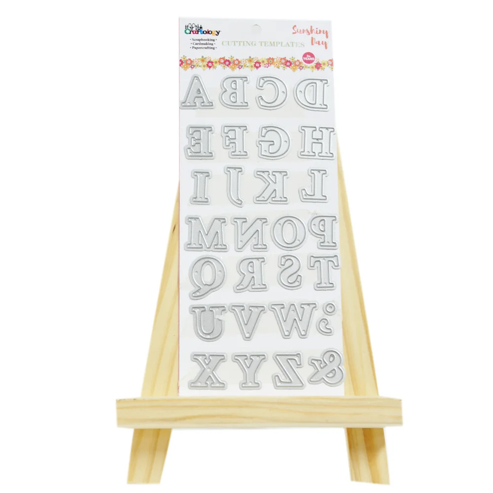 29pcs  steel capital alphabet metal cutting dies template embossing for cards