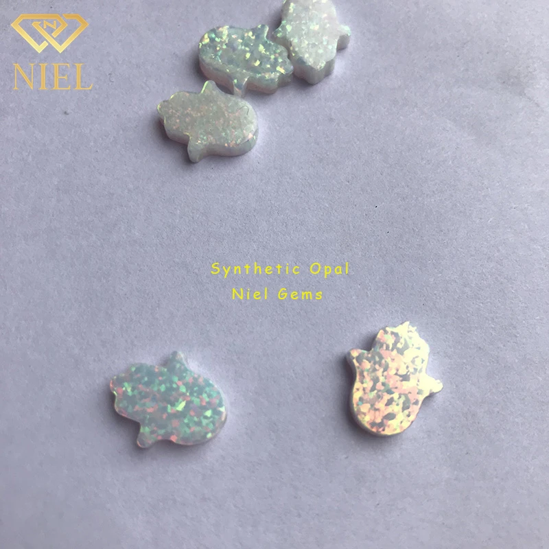 Opal Hamsa Opal Synthetic Opal for Jewelry making Niel Gems