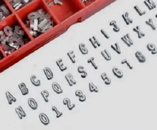 lead letters/ letter markers