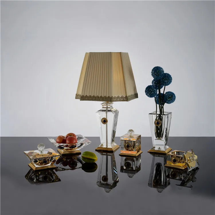 Wholesale New high quality transparent crystal candy jar for home decoration