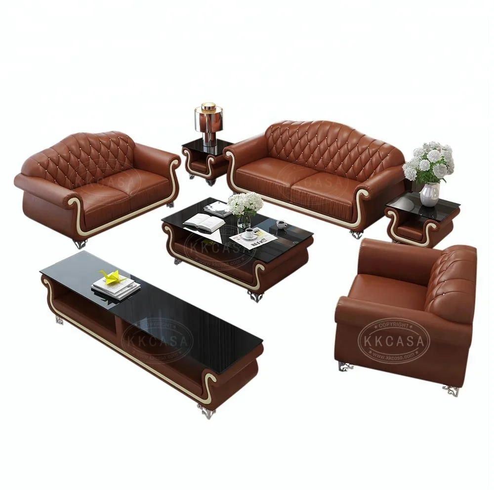Luxury Italy Life Used Style Living Room Modern Furniture sofa set