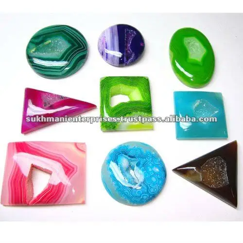 Authentic Gemstones Wholesale Natural Druzy Loose Gemstone Suppliers