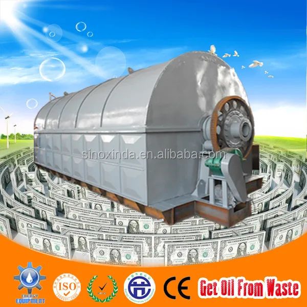 
green energy 2 ton pyrolysis machine with best price 