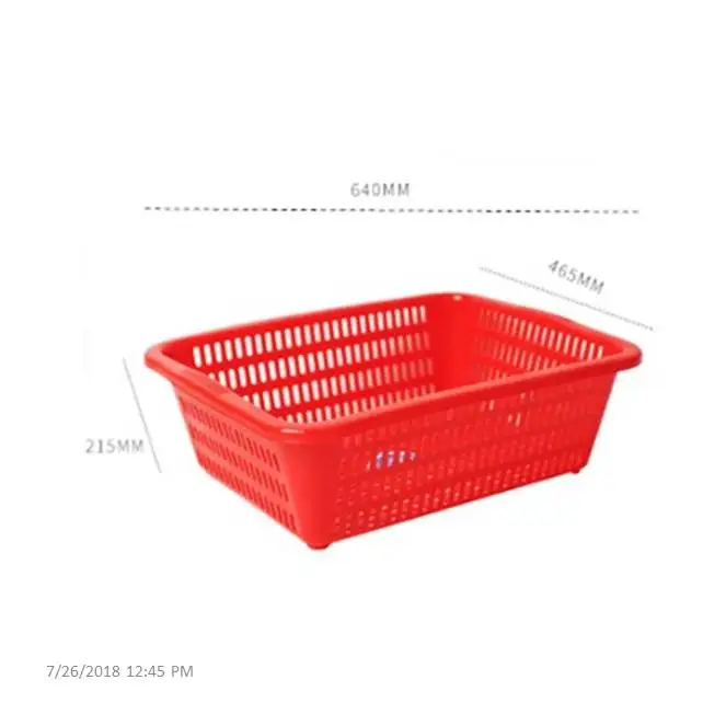 Plastic Storage Basket, Plastic Fruit Basket