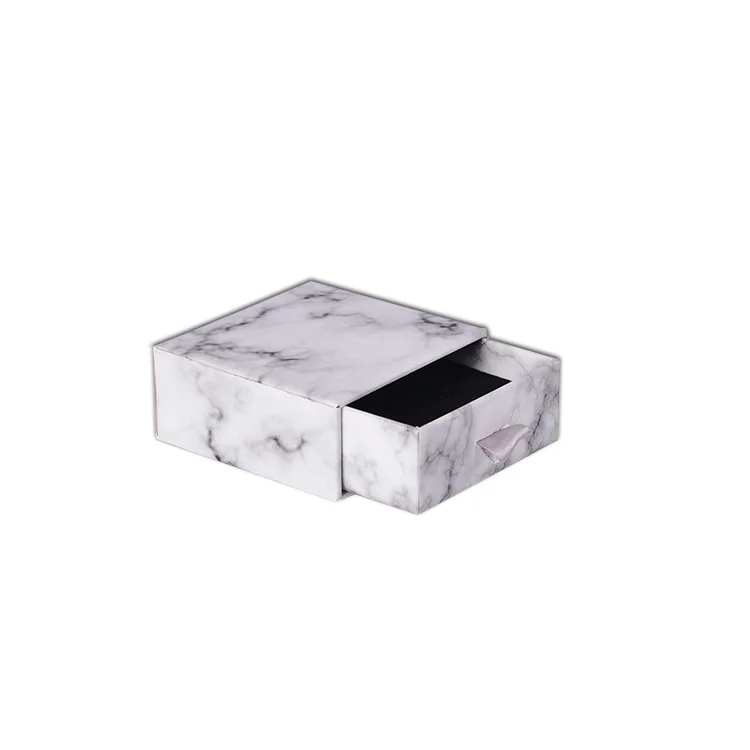 Drawer jewelry paper packing up and down cover jewelry box Ring watch gift box custom logo with good price