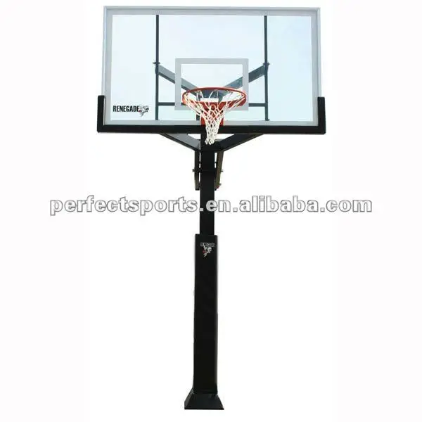 Acrylic in Ground Basketball Hoop Basket Ball Game Driveway Yard