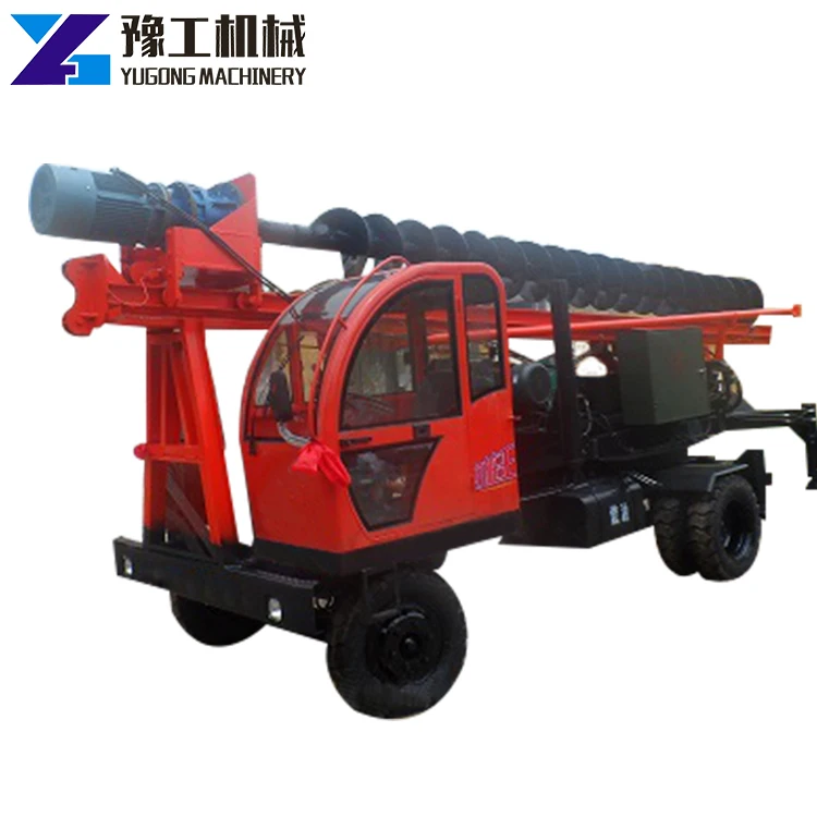 
Safety assured drilling machine mounted tractor Pile Driver for large commercial projects 