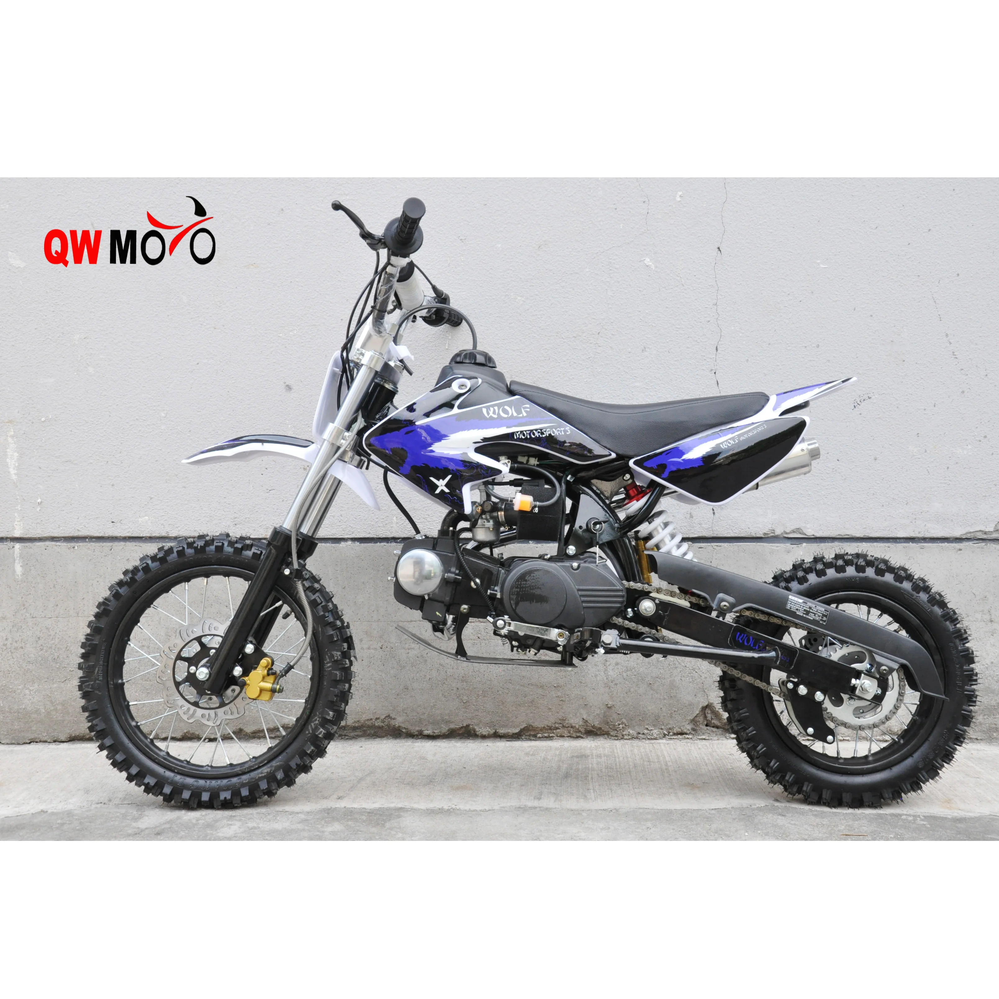 QWMOTO по бездорожью 125cc Байк 125cc мини pit bike 4-тактный мотоцикл газовая мини moto Крест велосипед, способный преодолевать Броды для продажи