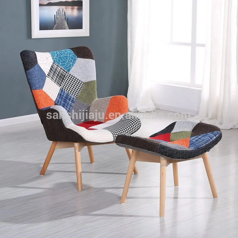European Style Fabric/Patchwork Living Room Sofa Sets Chairs for sale