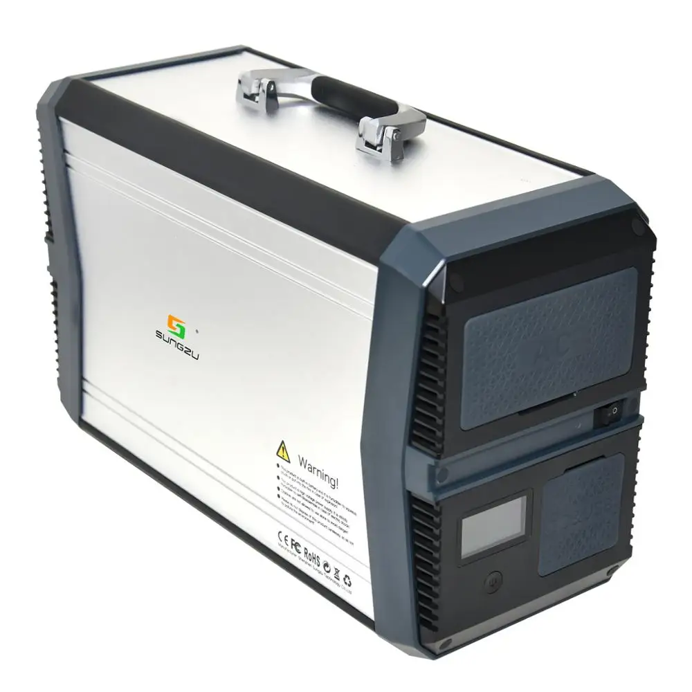 Portable Power Station 1000Wh 2000w Peak UPS Lithium Battery Back Up Power Supply Emergency, CPAP, Outdoors