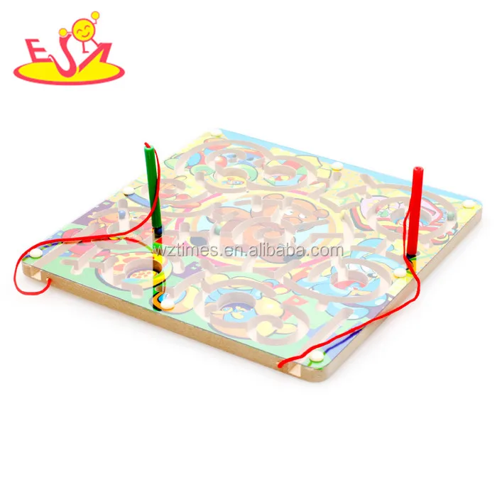 toy wholesale baby wooden magnetic number maze funny kids wooden magnetic number maze best child magnetic number maze W11H019