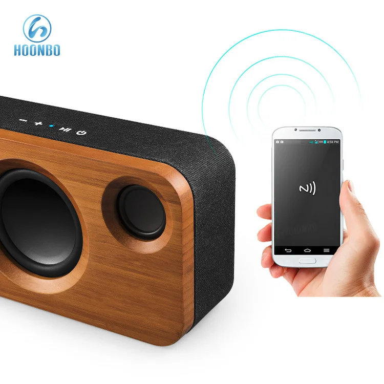 
Retro Style Unique Design TWS Wooden Portable BT 5.0 Speaker Bamboo 