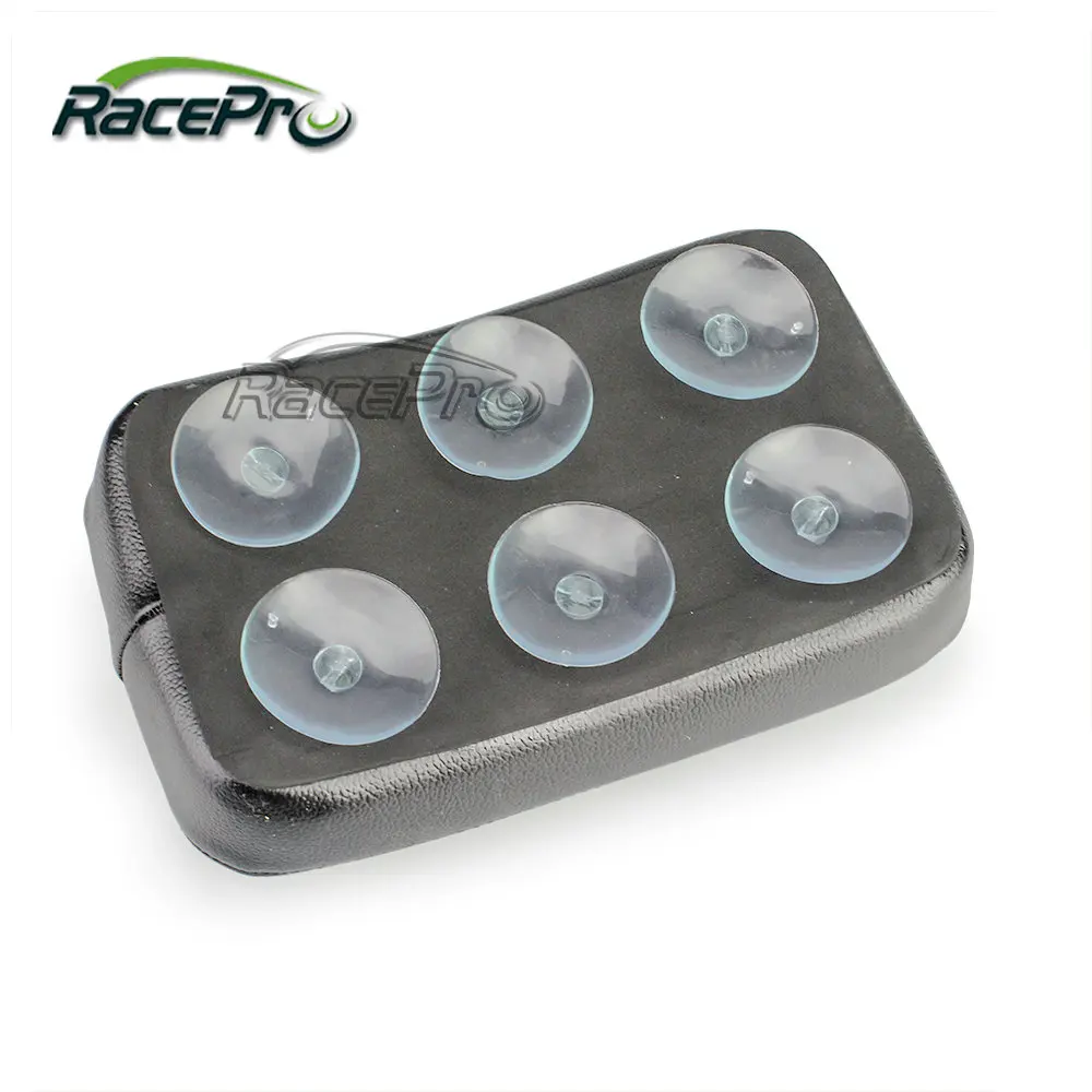 Прямоугольный задний пассажирский коврик для пассажира, 6 дюймов, присоска для Harley Chopper Cruiser