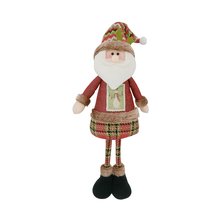 
Wholesale Mexican Imports Vintage Christmas Gifts Scandinavian Doll Navidad Toys Standing Snowman Santa Claus 25 Inch Xmas Plush 