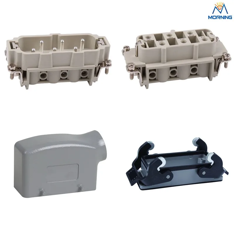 Весь набор HSB-006 автомобиля укладки мужской адаптер 6 Pins 35A 400 В Женщина Сверхмощный электронный Разъем