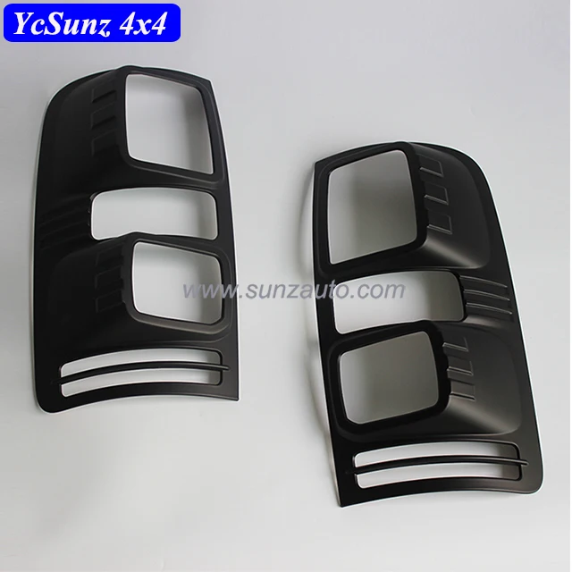 YCSUNZ Pickup Tail light Cover For Holden Colorado 2017 ABS Painting Matte Black Finish Auto Light Accessories
