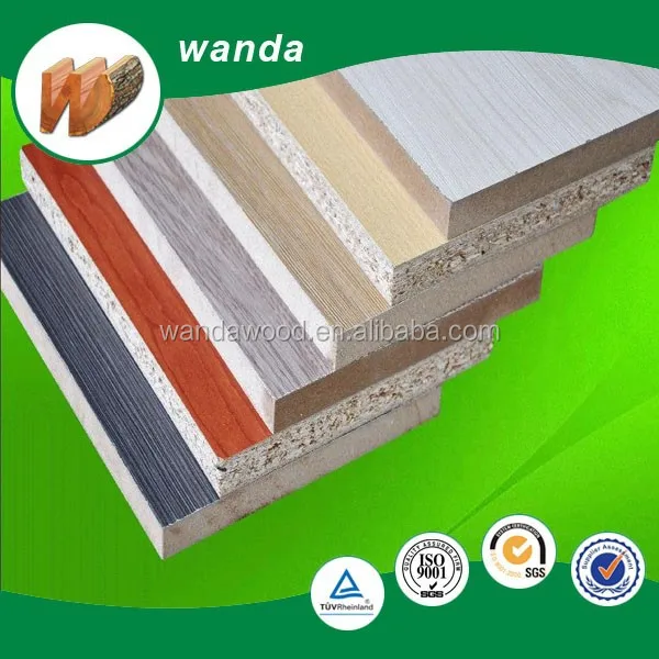 High Quality flakeboards Popular White Melamine Particle Board for Furniture