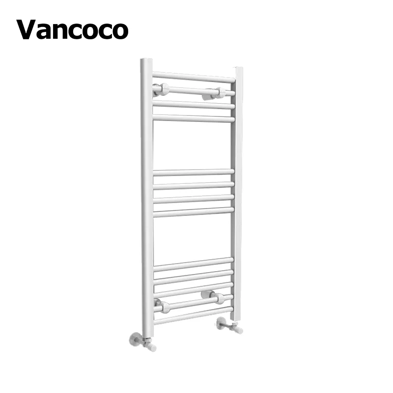 1000x450mm White Straight Rail Stainless Steel Electric Heated Towel Radiator Or Warmer With Hot Water