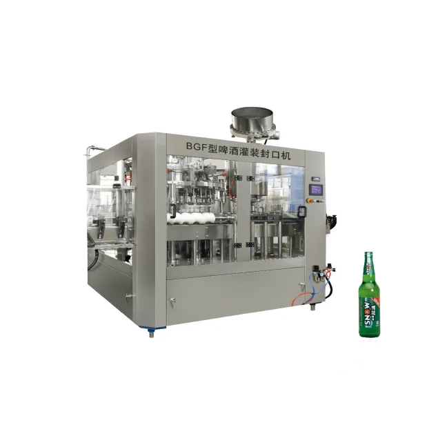 
Good Price 3 in 1 Beer Glass Bottle Filling Machine With Washer Filler Capper 