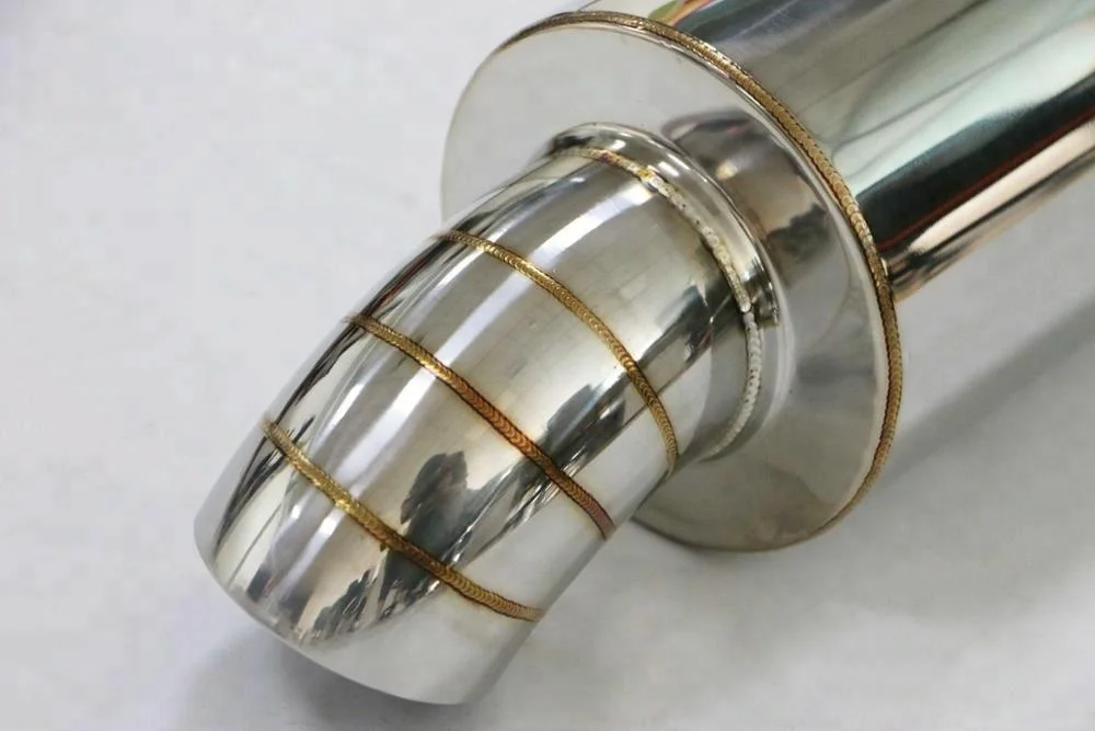 Универсальный автомобильный глушитель выхлопных газов из нержавеющей стали