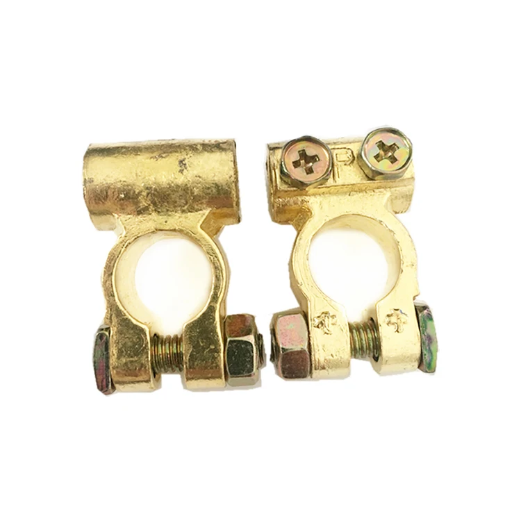 Auto Vehicle Parts Brass Battery Terminal Clips Connector