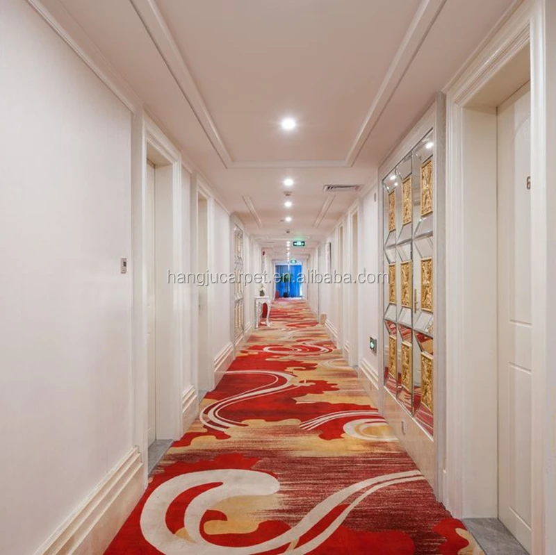 Simple Pattern Cheap Price Corridor Carpet for Hotel Used W-SG1010 Series