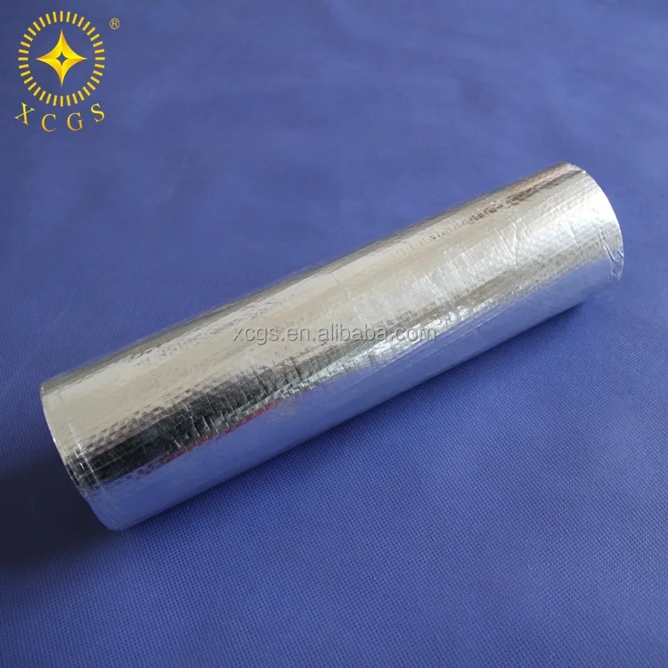 Aluminum Foil woven Fabric Flameproof Sound Absorbing Water Resistant Heat Insulators
