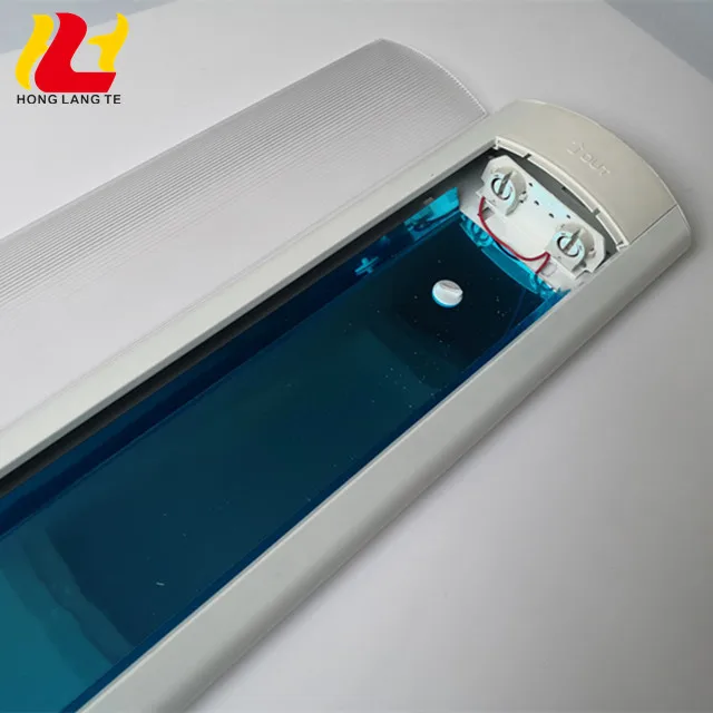 
1.2M 0.6M 5Ft Dustproof PS Reflector T8 LED Fluorescent Lamp Double Tube Ceiling Linear Light Housing Without Ballast Or Starter 