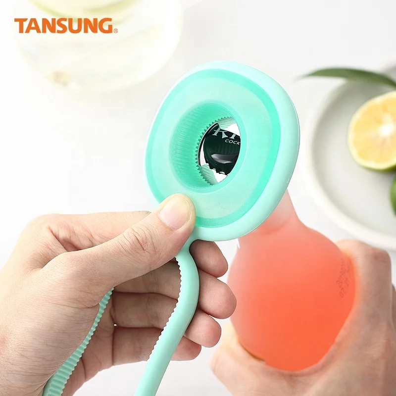High Quality Custom Logo 3 In 1 Multi Bar Beer Silicone Can Bottle Opener best selling products in 2019