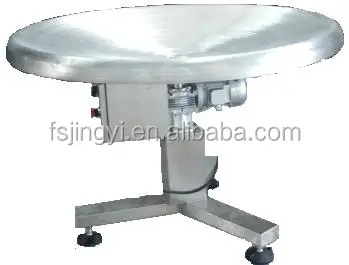 china automatic motorized packing rotary table for collecting goods