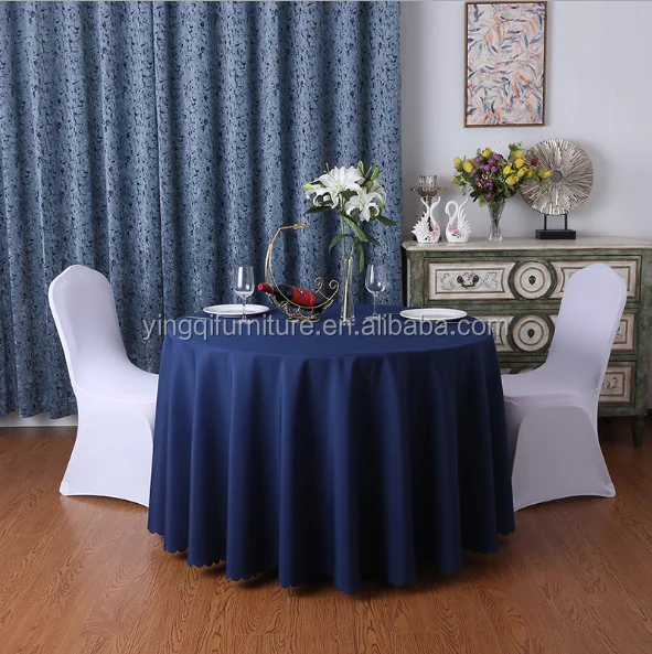 Cheap Polyester Satin Table Cloth for Wedding Decoration