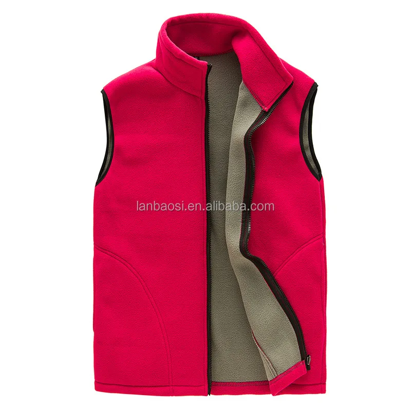
Wholesale Mens Outdoor Polar Fleece Vest Breathable Sleeveless Waistcoat 