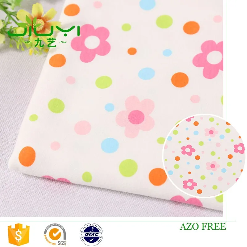 Оптовая дешевые вязать блокировки пользовательские подсолнечника хлопчатобумажной ткани печатных