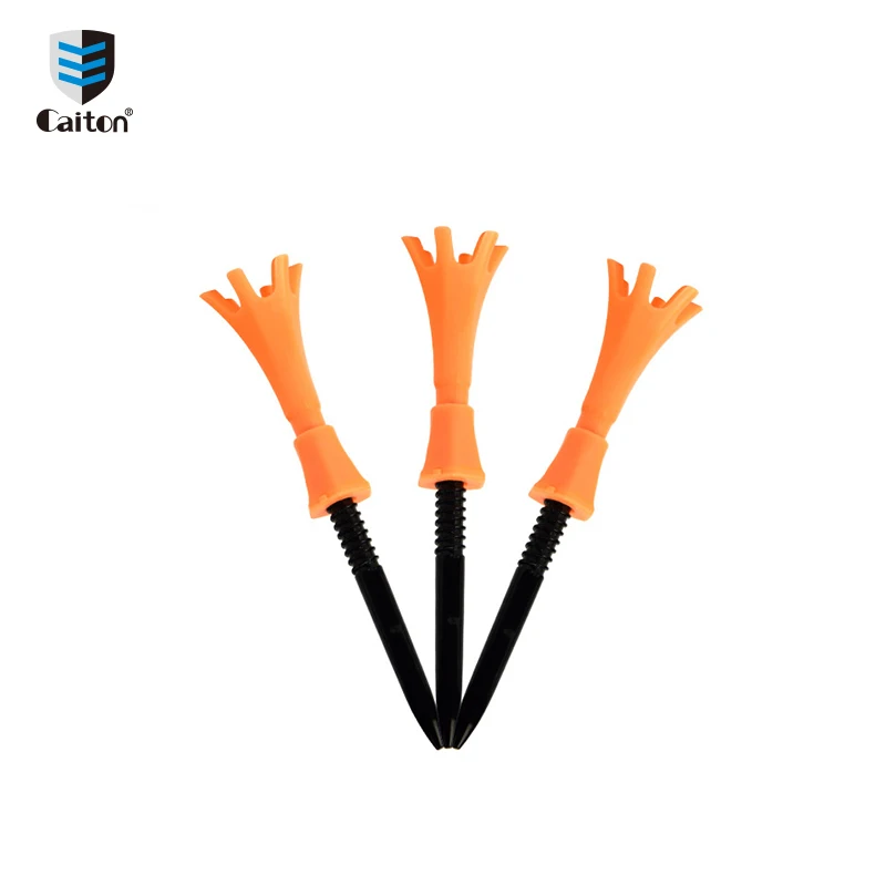 Wholesale customize colorful adjustable screw plastic golf tees