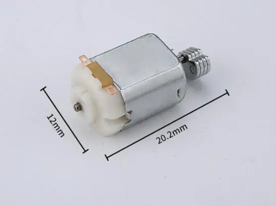 Taidacent 3.6V DC Motor for Electric Car Micro Brushed Geared 5000RPM 40000RPM 3.6V Motors 130 DC Motor