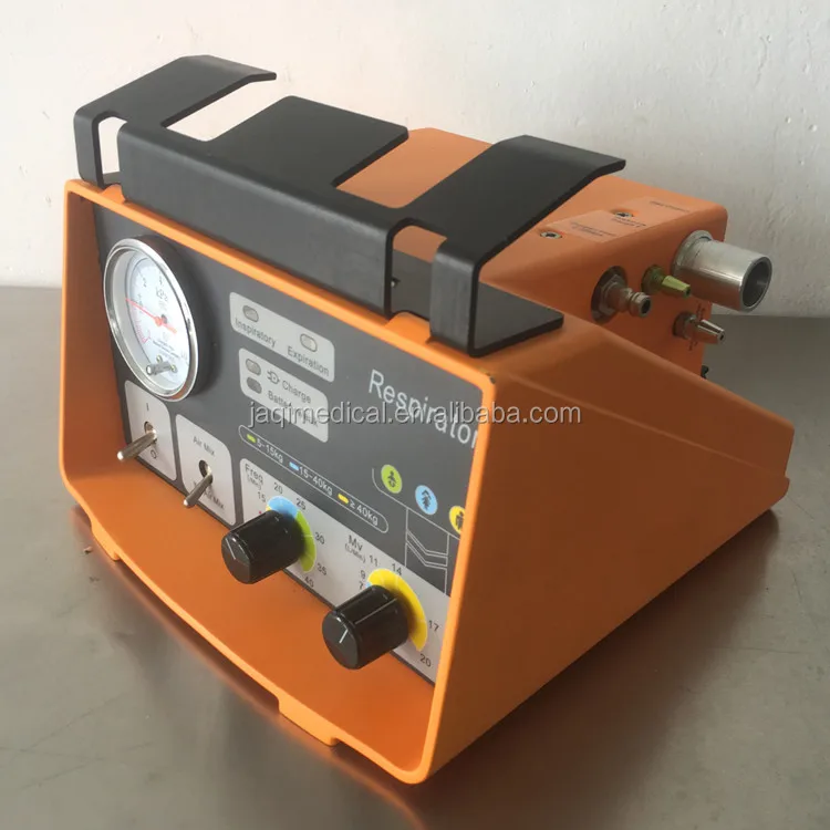 JQ-X10PLUS Multi-functional emergency transport ventilator with Oxygen bottle and battery